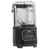 VEVOR Professional Blender With Shield, Commercial Countertop Blenders, 68 Oz  Blender Combo, Stainless Steel 9 Speed & 5 Functions Blender, For Shakes, Smoothies, Peree, And Crush Ice, Black brandscluster