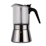 Household Convenient Glass Stainless Steel Coffee Mocha Pot 4.2 ⭐⭐⭐⭐⭐” 390 ratings - brandscluster