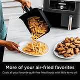 Ninja DZ401 Foodi 10 Quart 6-in-1 DualZone XL 2-Basket Air Fryer with 2 Independent Frying Baskets, Match Cook & Smart Finish to Roast, Broil, Dehydrate for Quick, Easy Family-Sized Meals, Grey brandscluster