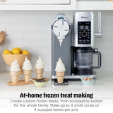 Ninja CREAMi Scoop & Swirl Ice Cream and Soft Serve Maker, Sorbet, Milkshake, Frozen Yogurt, Low Calories Program & More, 13-in-1, Soft Serve Handle & (2) CREAMi 2-in-1 16oz Pints, NC701 brandscluster