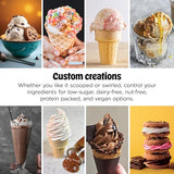 Ninja CREAMi Scoop & Swirl Ice Cream and Soft Serve Maker, Sorbet, Milkshake, Frozen Yogurt, Low Calories Program & More, 13-in-1, Soft Serve Handle & (2) CREAMi 2-in-1 16oz Pints, NC701 brandscluster