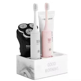 Toothpaste Holder Bathroom Counter Organizer For Electric Toothbrushes For Home Hotel brandscluster