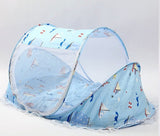 Cotton Baby Bed Combo with Mattress and Mosquito Safety Net | Includes Carry Bed & 4-Piece Cotton Pillow & Bolsters Bedding Set |Travel Friendly and Gift ... brandscluster