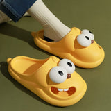 Cartoon Big Eye Dog Slippers For Women brandscluster