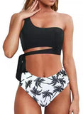 Women's High Waist Bikini Swimsuit With Straps brandscluster