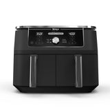 Ninja DZ401 Foodi 10 Quart 6-in-1 DualZone XL 2-Basket Air Fryer with 2 Independent Frying Baskets, Match Cook & Smart Finish to Roast, Broil, Dehydrate for Quick, Easy Family-Sized Meals, Grey brandscluster