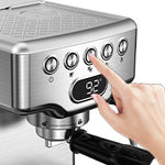 Geek Chef Espresso Machine, 20 Bar Espresso Machine With Milk Frother For Latte, Cappuccino, Macchiato, For Home Espresso Maker, 1.8L Water Tank, Stainless Steel, 4.2 ⭐⭐⭐⭐⭐” 345 ratings - brandscluster