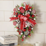 Christmas Wreath Candy Tree Door brandscluster