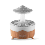 Raining Humidifier UFO Raindrop Aromatherapy Ultrasonic Water Drop Air Rain Humidifier 350ml 7 Colors LED Lamp Raindrop Aroma Diffuser brandscluster