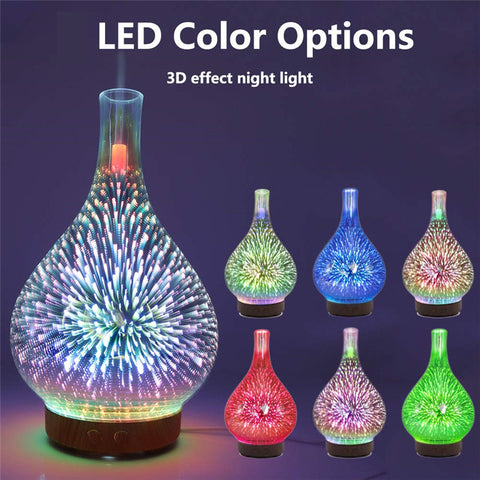 3D Glass Aroma Diffuser Colorful Lamp Humidifier Night Light 4.2 ⭐⭐⭐⭐⭐” 300 ratings - brandscluster