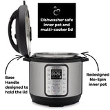 Instant Pot Duo Plus 9-in-1 Multicooker, Pressure Cooker, Slow Cook, Rice Maker, Steamer, Sauté, Yogurt, Warmer & Sterilizer, Includes App With Over 800 Recipes, Stainless Steel, 6 Quarts brandscluster