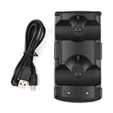Dual Chargers USB Dual Charging Powered Dock Charger for PlayStation 3 for PS3 Controller & Move Navigation Wholesale brandscluster