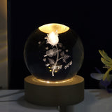 Creative 3D Laser Carved Crystal Ball Bedroom Small Night Lamp 4.2 ⭐⭐⭐⭐⭐” 300 ratings - brandscluster