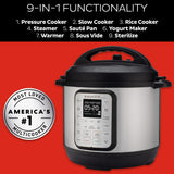 Instant Pot Duo Plus 9-in-1 Multicooker, Pressure Cooker, Slow Cook, Rice Maker, Steamer, Sauté, Yogurt, Warmer & Sterilizer, Includes App With Over 800 Recipes, Stainless Steel, 6 Quarts brandscluster