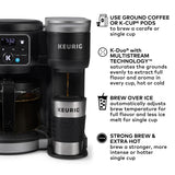 Keurig K-Duo Hot & Iced Single Serve & Carafe Coffee Maker, MultiStream Technology, 72oz Reservoir (Gen 2) brandscluster