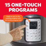 Instant Pot Duo Plus 9-in-1 Multicooker, Pressure Cooker, Slow Cook, Rice Maker, Steamer, Sauté, Yogurt, Warmer & Sterilizer, Includes App With Over 800 Recipes, Stainless Steel, 6 Quarts brandscluster
