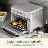 Cuisinart Air Fryer Toaster Oven with Grill, 1800W 8-1 Air Fryer Oven with Bake, Convection Bake, Grill, Broil and Warm Options, Large Capacity, 60-Minute Timer, TOA-70NAS, Stainless Steel brandscluster
