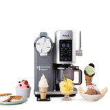 Ninja CREAMi Scoop & Swirl Ice Cream and Soft Serve Maker, Sorbet, Milkshake, Frozen Yogurt, Low Calories Program & More, 13-in-1, Soft Serve Handle & (2) CREAMi 2-in-1 16oz Pints, NC701 brandscluster