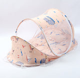 Cotton Baby Bed Combo with Mattress and Mosquito Safety Net | Includes Carry Bed & 4-Piece Cotton Pillow & Bolsters Bedding Set |Travel Friendly and Gift ... brandscluster