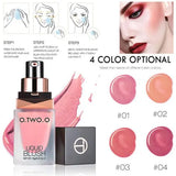 HANVES O.TWO.O LIQUID BLUSHER 6 COLOR FACE MAKEUP SILKY 4.2 ⭐⭐⭐⭐⭐” 300 ratings - brandscluster