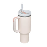 40 Oz Tumbler With Handle Straw Insulated, Stainless Steel Spill brandscluster