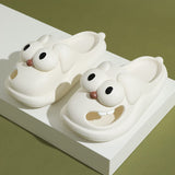 Cartoon Big Eye Dog Slippers For Women brandscluster