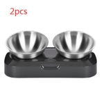 Pet Stainless Steel Bowl Pet Double Night 4.2 ⭐⭐⭐⭐⭐” 200 ratings - brandscluster