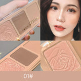 Four Color Highlight Powder Blusher Eye Shadow Plate 4.2 ⭐⭐⭐⭐⭐” 200 ratings - brandscluster