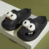 Cartoon Big Eye Dog Slippers For Women brandscluster