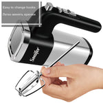 500W 5-Speed Electric Hand Mixer | Dough Blender, Egg Beater & Hand Blender for Kitchen 220 brandscluster