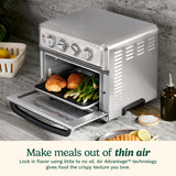 Cuisinart Air Fryer Toaster Oven with Grill, 1800W 8-1 Air Fryer Oven with Bake, Convection Bake, Grill, Broil and Warm Options, Large Capacity, 60-Minute Timer, TOA-70NAS, Stainless Steel brandscluster