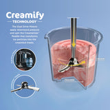 Ninja CREAMi Scoop & Swirl Ice Cream and Soft Serve Maker, Sorbet, Milkshake, Frozen Yogurt, Low Calories Program & More, 13-in-1, Soft Serve Handle & (2) CREAMi 2-in-1 16oz Pints, NC701 brandscluster