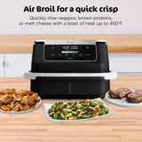 Ninja DZ401 Foodi 10 Quart 6-in-1 DualZone XL 2-Basket Air Fryer with 2 Independent Frying Baskets, Match Cook & Smart Finish to Roast, Broil, Dehydrate for Quick, Easy Family-Sized Meals, Grey brandscluster