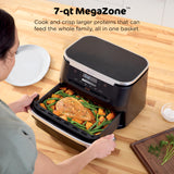 Ninja DZ401 Foodi 10 Quart 6-in-1 DualZone XL 2-Basket Air Fryer with 2 Independent Frying Baskets, Match Cook & Smart Finish to Roast, Broil, Dehydrate for Quick, Easy Family-Sized Meals, Grey brandscluster