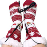 USB Electric Heating Warm Thickened Heating Room Socks brandscluster