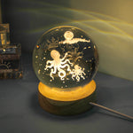 Luminous 3d Ocean Jellyfish Carved Crystal Ball Small Night Lamp 4.2 ⭐⭐⭐⭐⭐” 200 ratings - brandscluster