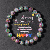 Natural Volcanic Stone Bracelet In Seven Colors brandscluster
