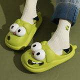 Cartoon Big Eye Dog Slippers For Women brandscluster
