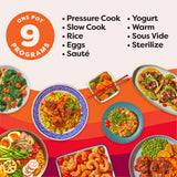 Instant Pot Duo Plus 9-in-1 Multicooker, Pressure Cooker, Slow Cook, Rice Maker, Steamer, Sauté, Yogurt, Warmer & Sterilizer, Includes App With Over 800 Recipes, Stainless Steel, 6 Quarts brandscluster