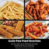 Ninja DZ401 Foodi 10 Quart 6-in-1 DualZone XL 2-Basket Air Fryer with 2 Independent Frying Baskets, Match Cook & Smart Finish to Roast, Broil, Dehydrate for Quick, Easy Family-Sized Meals, Grey brandscluster