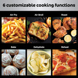 Ninja DZ401 Foodi 10 Quart 6-in-1 DualZone XL 2-Basket Air Fryer with 2 Independent Frying Baskets, Match Cook & Smart Finish to Roast, Broil, Dehydrate for Quick, Easy Family-Sized Meals, Grey brandscluster