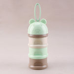 3 Layer Frog Style Portable Baby Food Storage Box Essential Cereal Cartoon Milk Powder Boxes Toddle Kids Formula Milk Container brandscluster