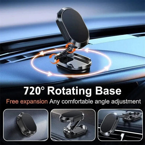 Magnetic Phone Holder For Car, Dashboard Car Phone Holder Mount Magnetic Stainless Steel Car Phone Holder - Dashboard Mount, Water-resistant, Rotatable brandscluster