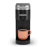 Keurig K-Slim Single Serve K-Cup Pod Coffee Maker, Multistream Technology, 3 Brew Sizes, Slim and Sleek Design, 46oz Removable Reservoir, Black brandscluster