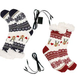 USB Electric Heating Warm Thickened Heating Room Socks brandscluster