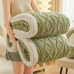 Thickened Blanket & Comforter – Soft Sofa Throw, Office Nap Blanket & Bed Cover brandscluster