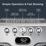 Geek Chef Espresso Machine, 20 Bar Espresso Machine With Milk Frother For Latte, Cappuccino, Macchiato, For Home Espresso Maker, 1.8L Water Tank, Stainless Steel, 4.2 ⭐⭐⭐⭐⭐” 345 ratings - brandscluster