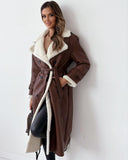 Women's Long Trench Coat Mid-length Overcoat Clothing brandscluster