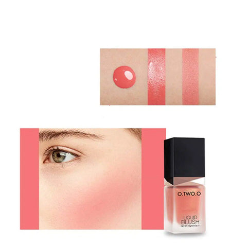 HANVES O.TWO.O LIQUID BLUSHER 6 COLOR FACE MAKEUP SILKY 4.2 ⭐⭐⭐⭐⭐” 300 ratings - brandscluster