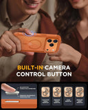 iPhone 17 Pro Max 360° Protection Case [ORANGE] : Front Screen + Back Cover + Camera Protection Inbuilt brandscluster